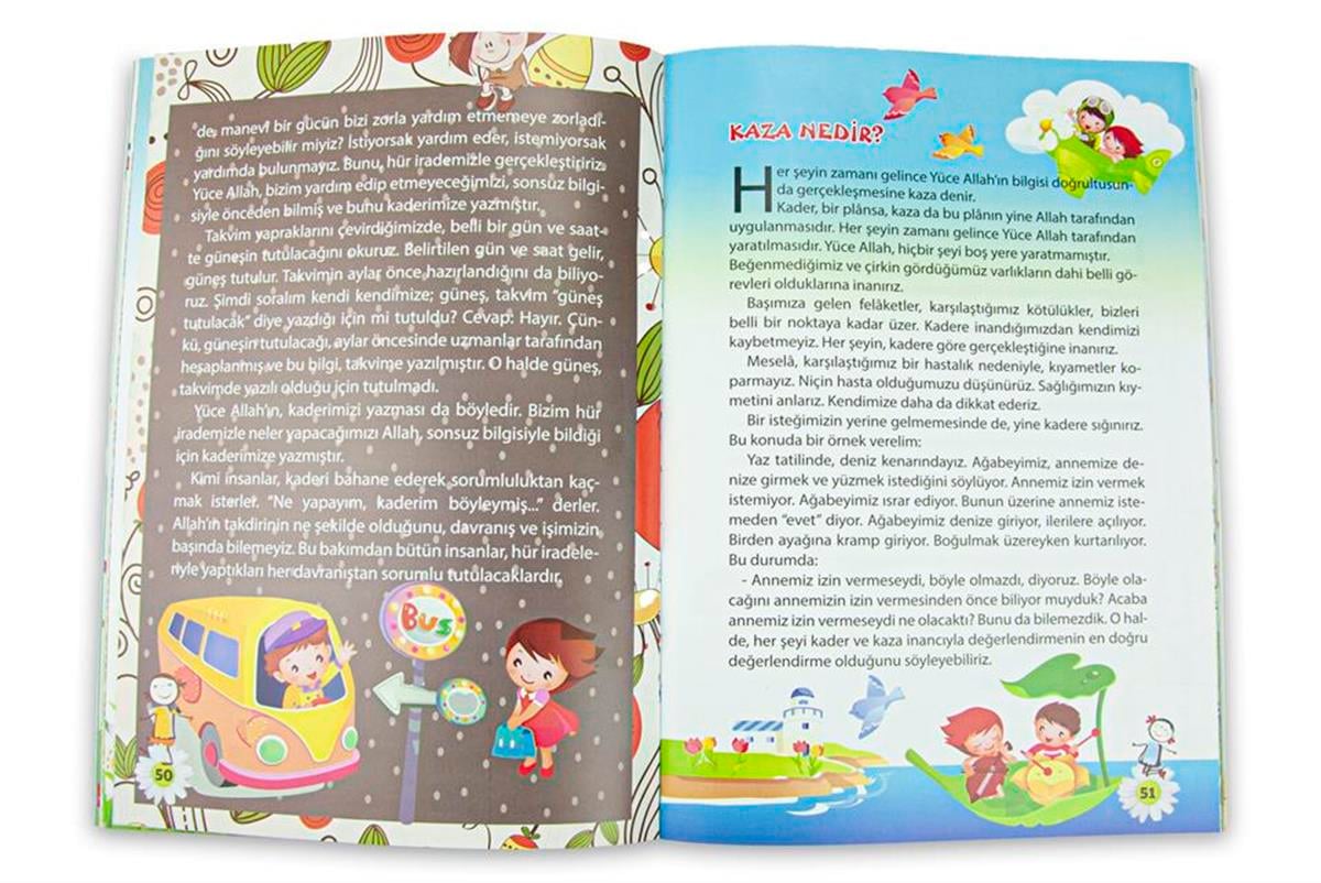 Dinimi Öğreniyorum - Çocuklara Temel Dini Bilgiler - Sırrı Er