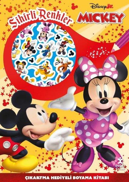 KolektifEgitim Etkinlik KitaplariDisney Jr. Mickey - Sihirli Renkler Çıkartma Hediyeli Boyama Kitabı