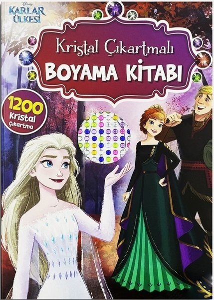 KolektifMalbücherDisney Karlar Ülkesi - Kristal Çıkartmalı Boyama Kitabı