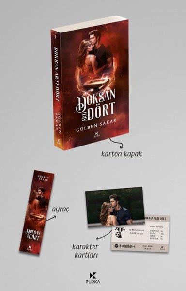 Gülben SakarAşk Kitapları & Aşk RomanlarıDoksan Artı Dört Cilt 1 - Ayraç ve Karakter Kartı Hediyeli