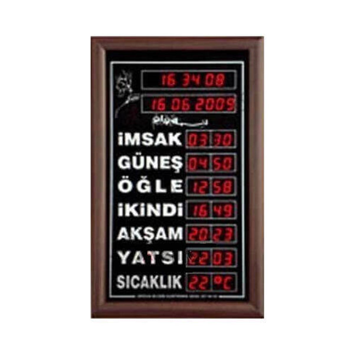 Ezan Okuyan İmsakiye - Vakitmatik - Ev Tipi - Küçük Boy