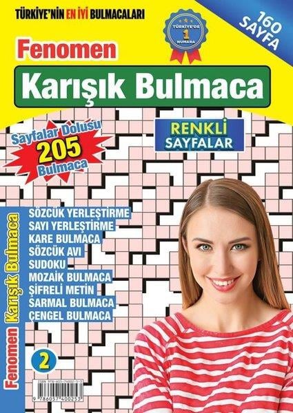 Bertan KodamanoğluBilmece & Bulmaca KitaplarıFenomen Karışık Bulmaca 2