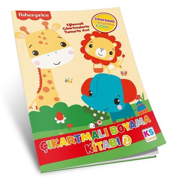 KolektifEgitim Etkinlik KitaplariFisher Price Coloring Sticker Book 2 Yumurta Avı