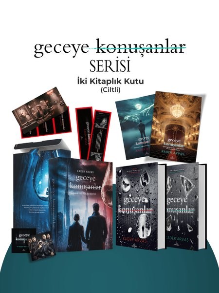 Kader ArvasTürk RomaniGeceye Konuşanlar Serisi Seti - 2 Kitap Takım - Kutulu