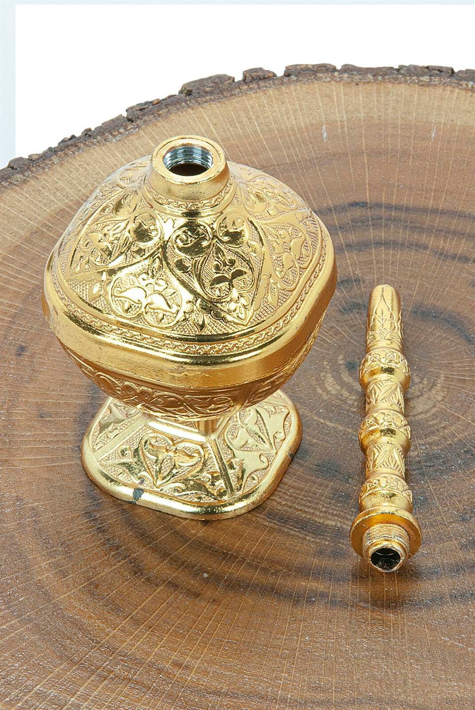 Güldanlık - Gül Suyu Şişesi - Gold