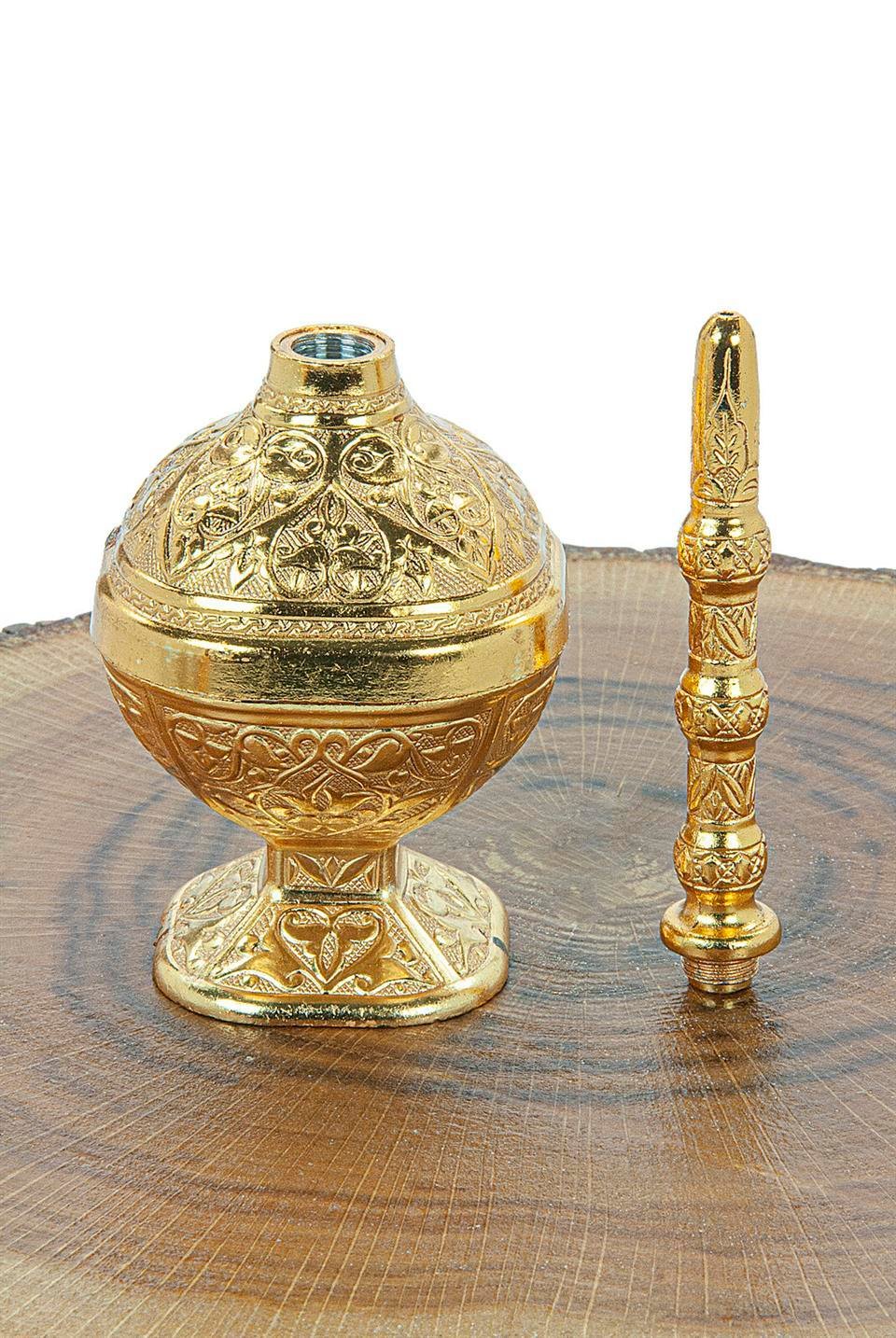 Güldanlık - Gül Suyu Şişesi - Gold