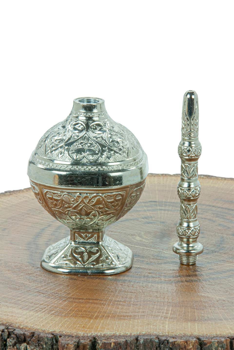 Güldanlık - Gül Suyu Şişesi - Gümüş