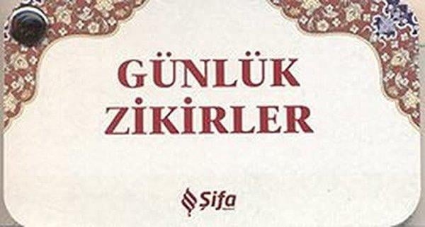 Ensar Arslanİslami KitaplarGünlük Zikirler (Kartela)
