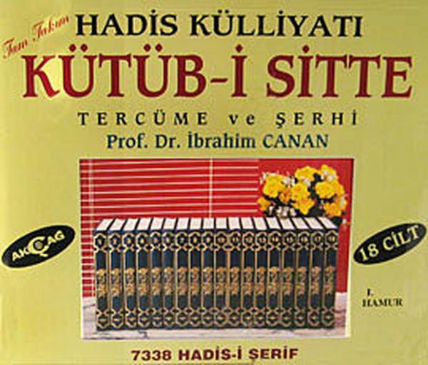 İbrahim CananTafsir BücherHadis Ansiklopedisi Kütüb-i Sitte - 18 Cilt Takım