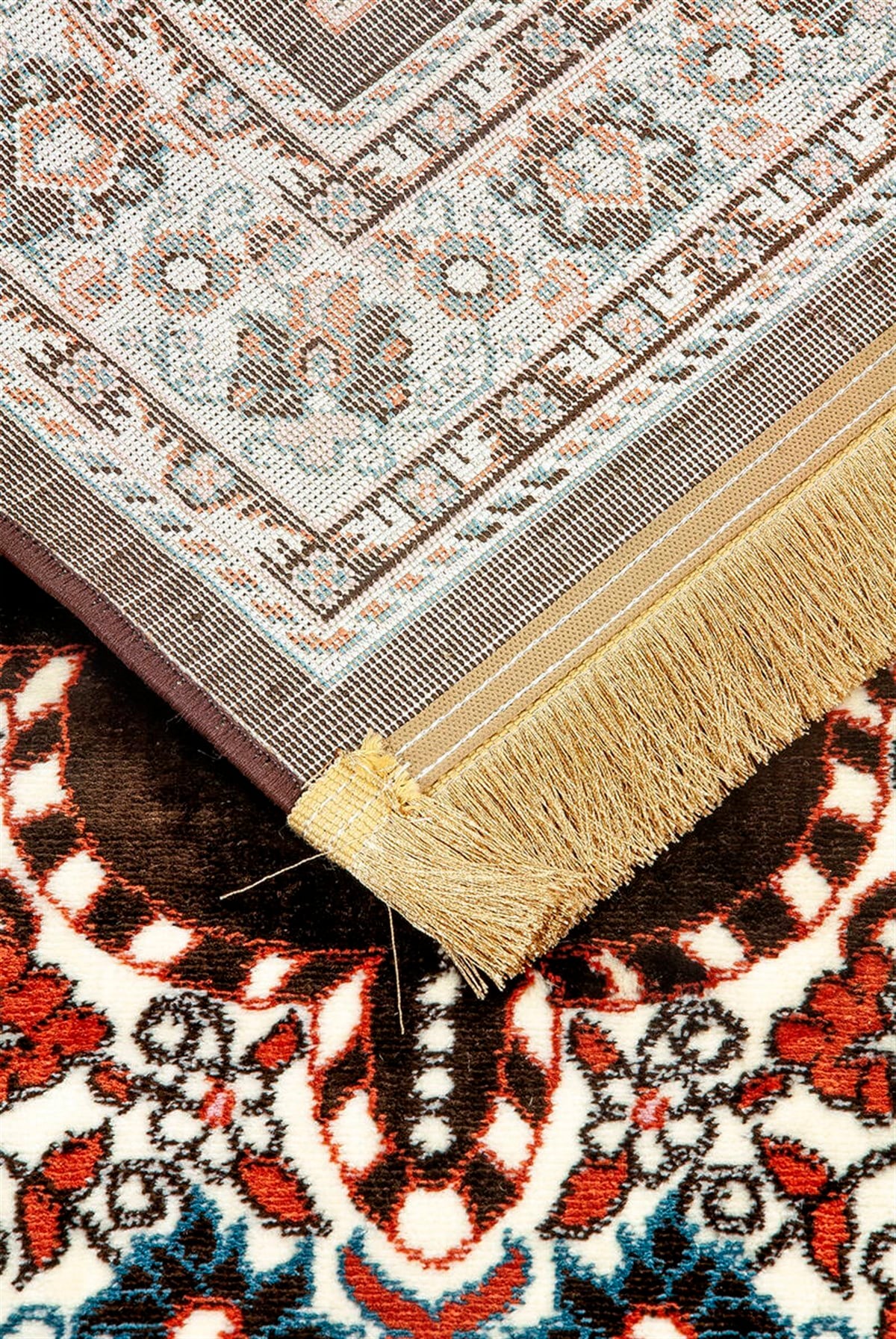 Halı Tipi Kalın Seccade Kahverengi