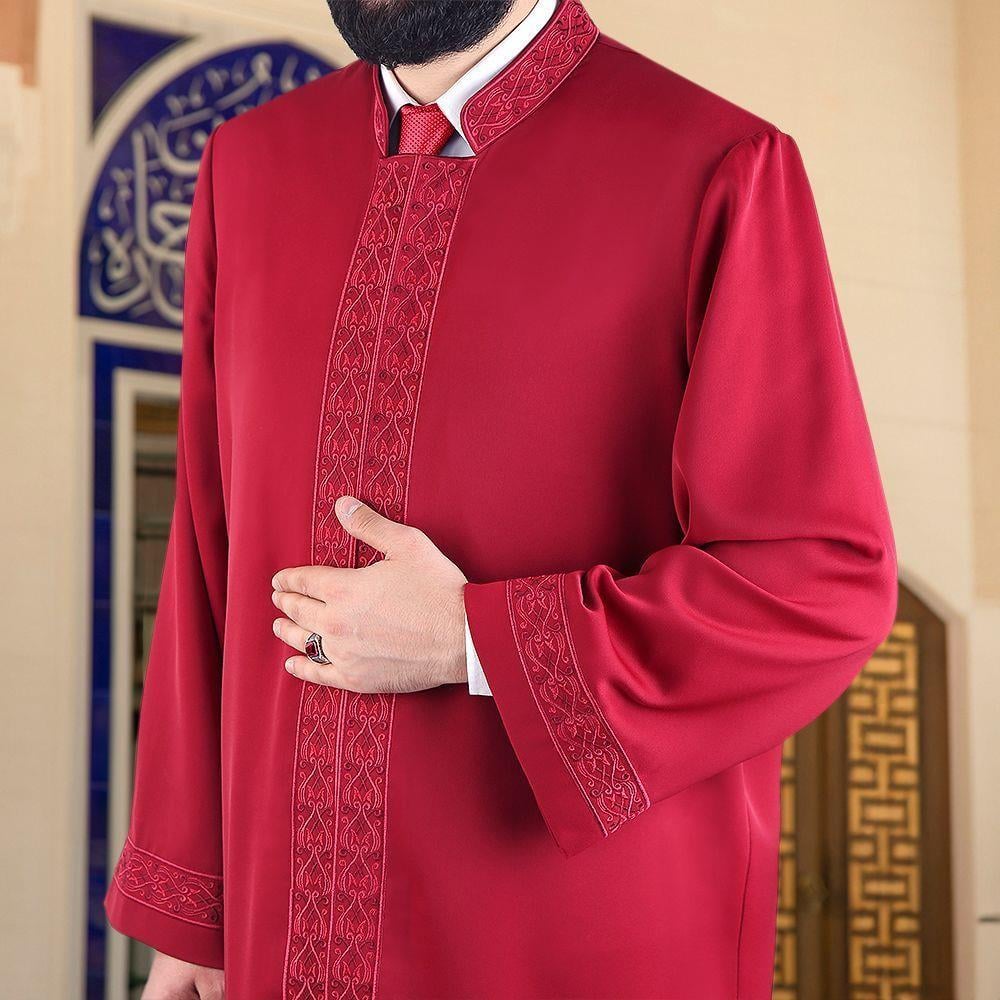 Harezmi İmam Cübbesi Bordo