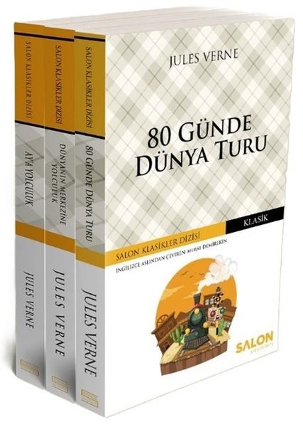 Jules VerneDünya KlasikleriJules Verne Seti - 3 Kitap Takım