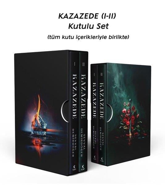 Şevval DemirdöğerTürk RomaniKazazede Seti - 2 Kitap Takım - Kutulu