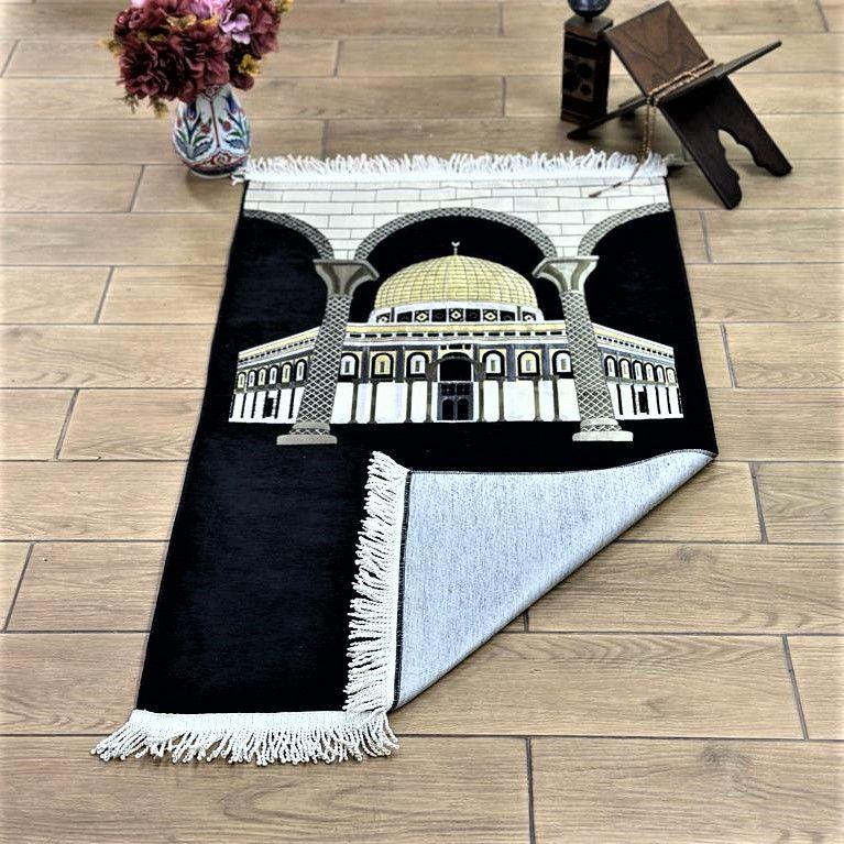 Kudüs Seccade Siyah 111*65 cm