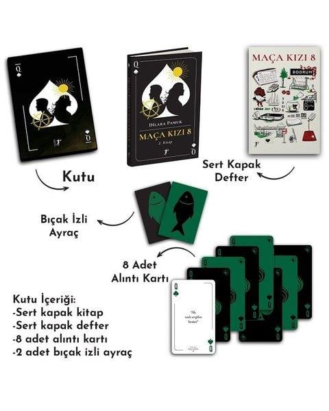 Dilara PamukTürkiye RomanMaça Kızı 8 - 2.Kitap Seti - Kutulu