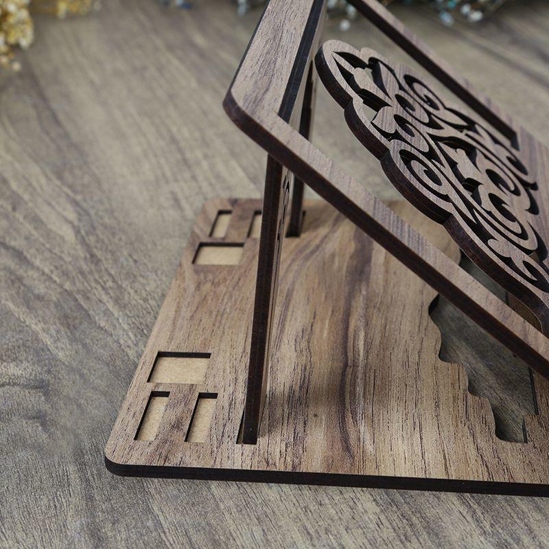Masa Üstü Ahşap MDF Tablet Standı ve Kitap Okuma Rahlesi 25x20