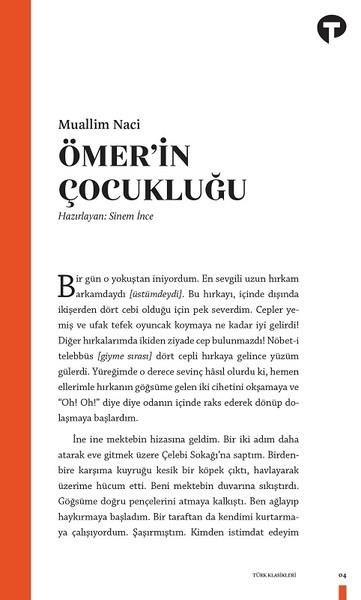 Muallim NaciTürk Klasik Çocuk KitaplarıÖmer'in Çocukluğu