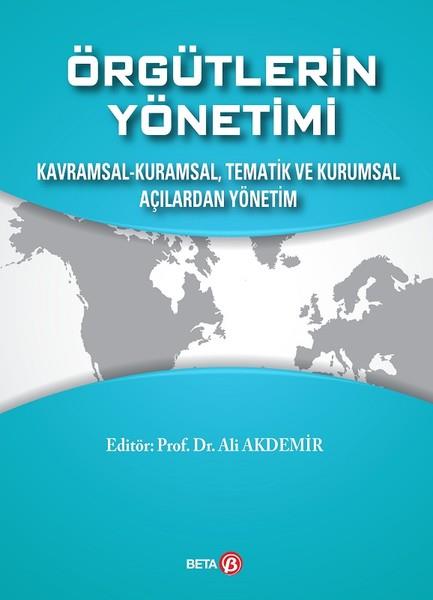 Ali AkdemirKurumlar ve Örgütler ile İlgili KitaplarÖrgütlerin Yönetimi
