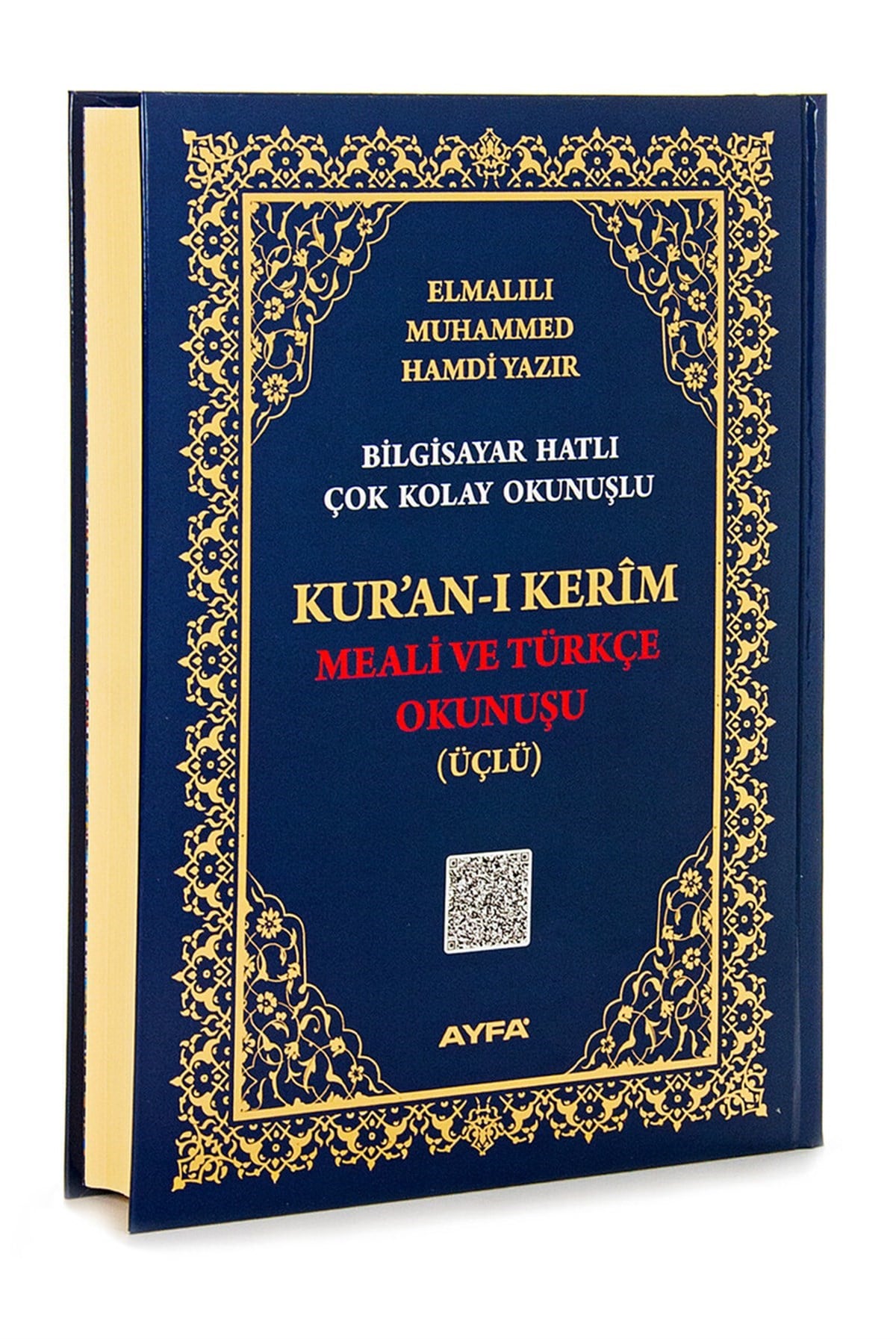 Orta Boy Kuranı Kerim Meali ve Türkçe Okunuşu - Üçlü