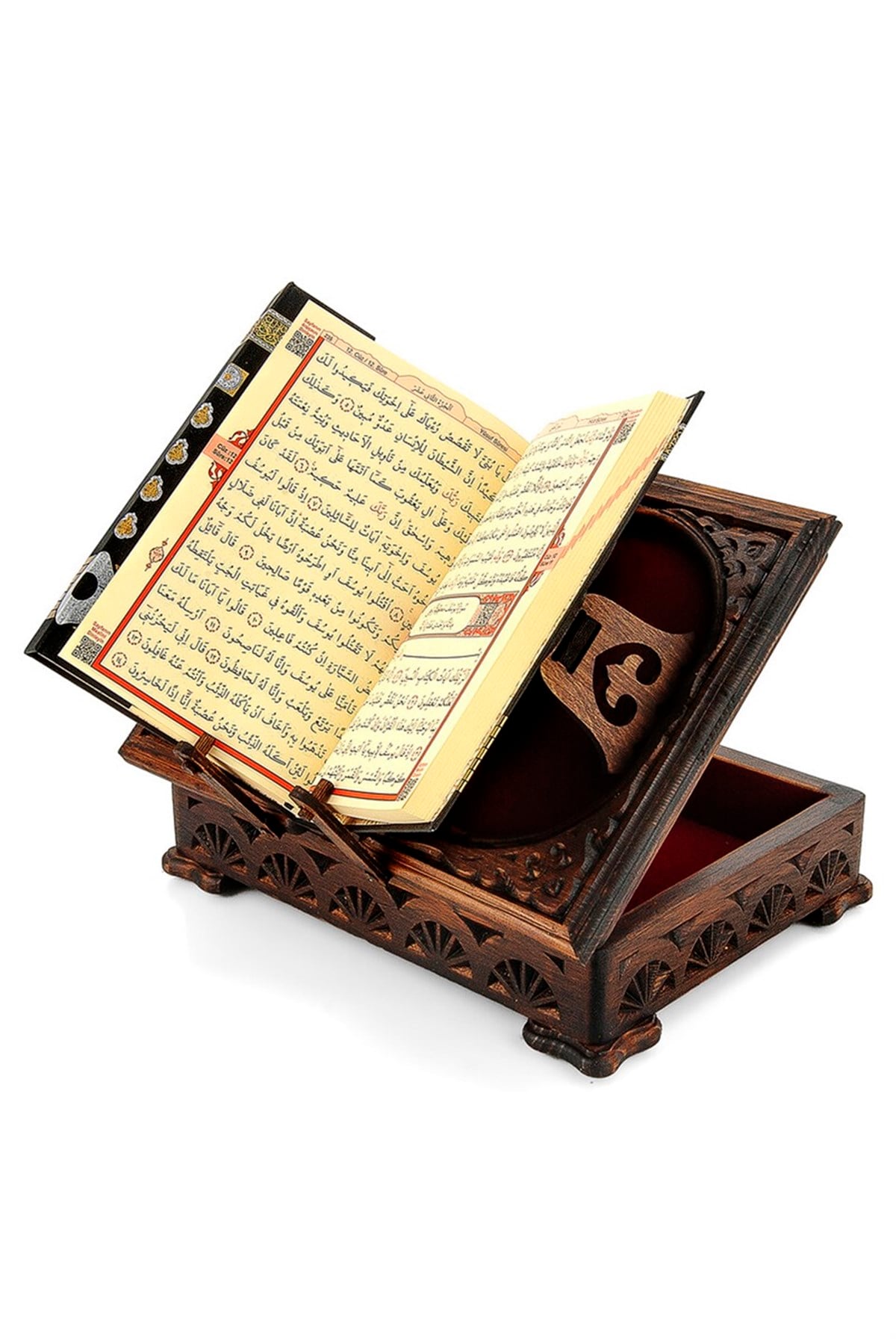 Özel Sandıklı Masa Üstü Ahşap Rahle
