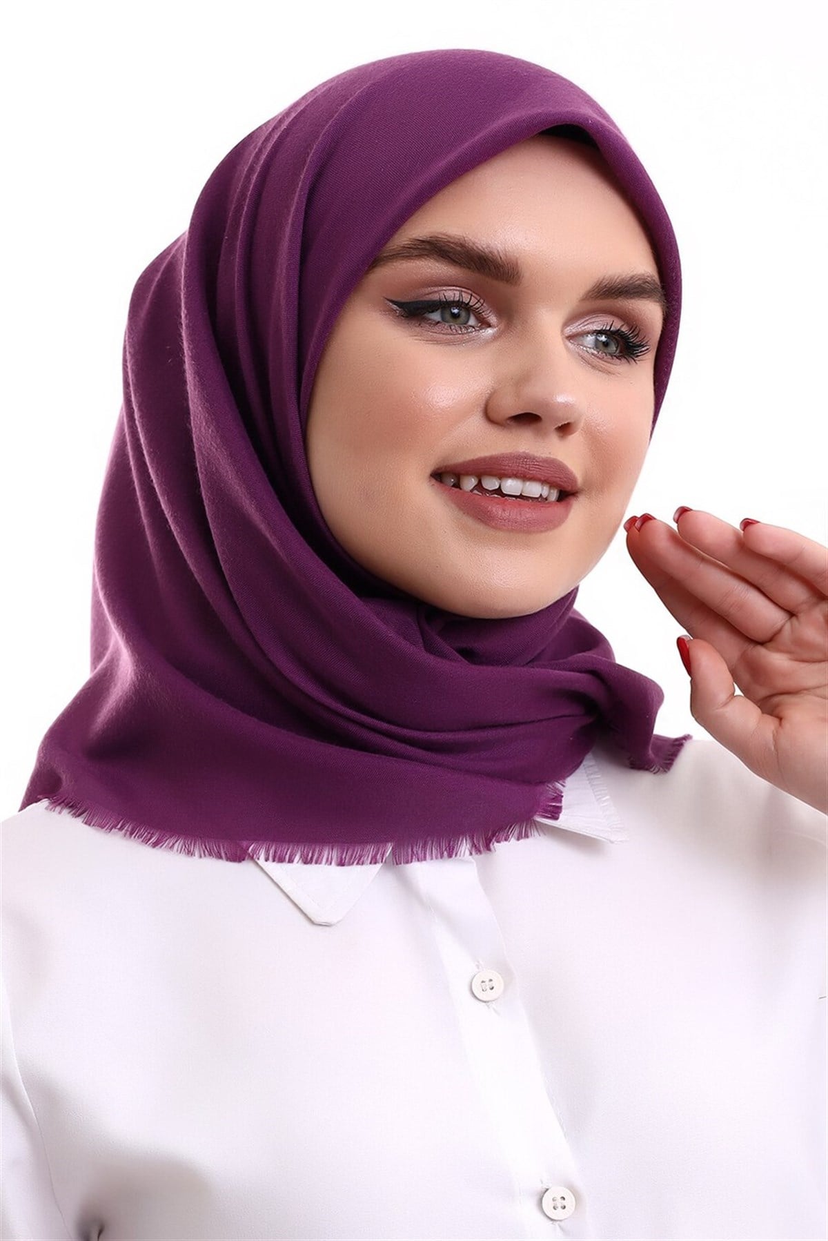 Pamuklu Pano Düz Desensiz Örtü Fuşya