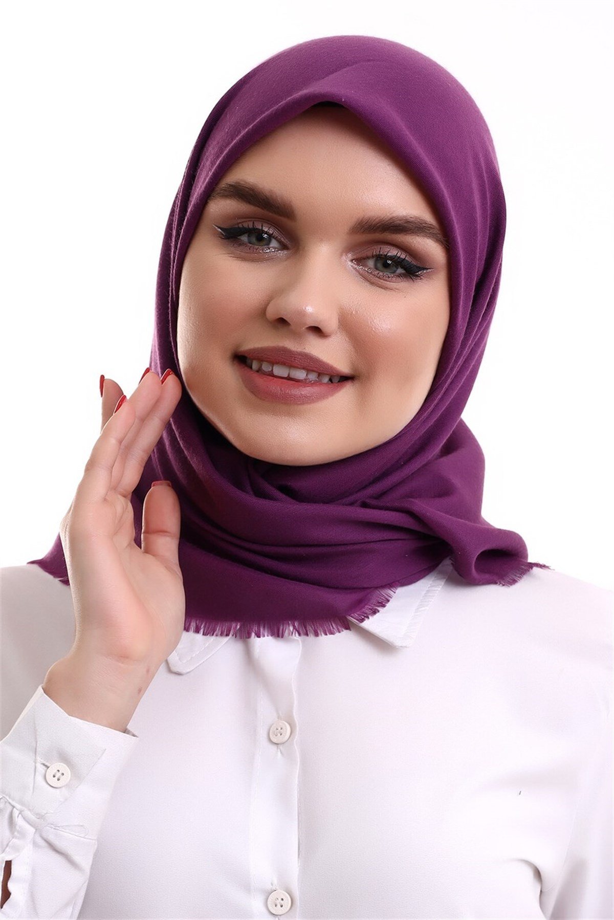 Pamuklu Pano Düz Desensiz Örtü Fuşya