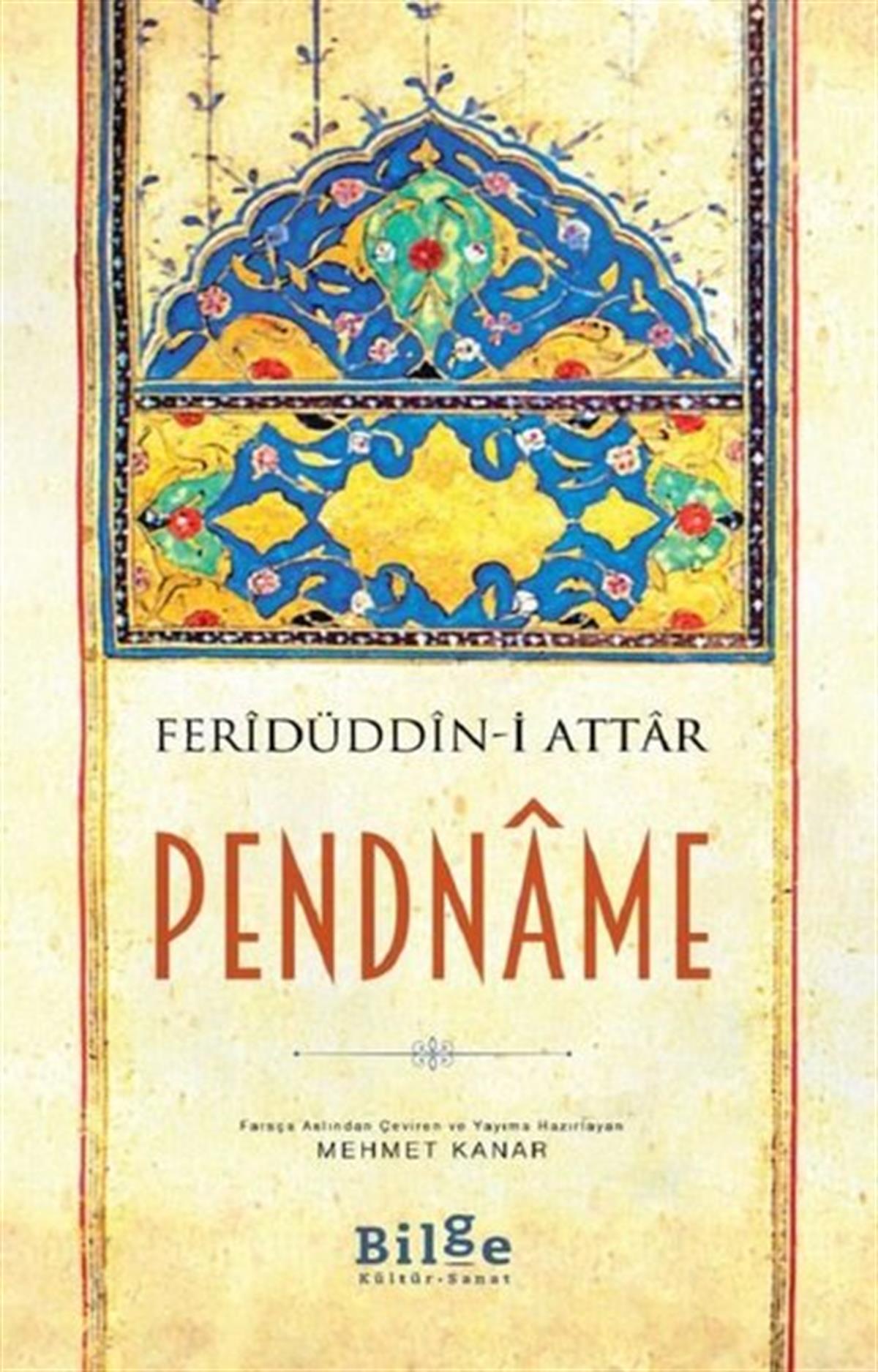 Feridüddin AttarEleştiri & Kuram & İnceleme KitaplarıPendname