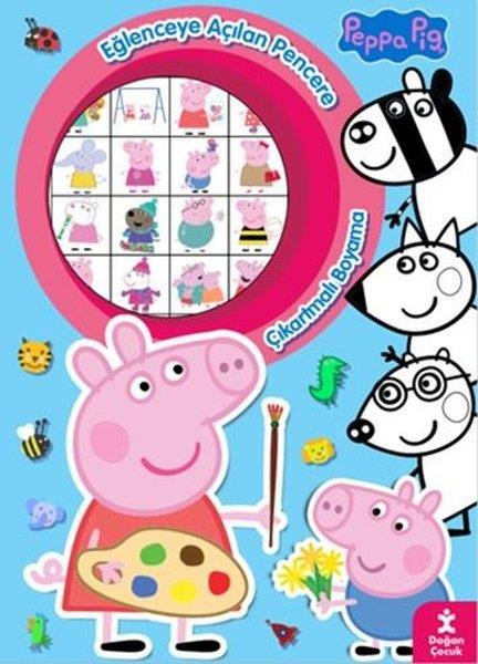 KolektifEgitim Etkinlik KitaplariPeppa Pig-Eğlenceye Açılan Pencere - Çıkartmalı Boyama Kitabı