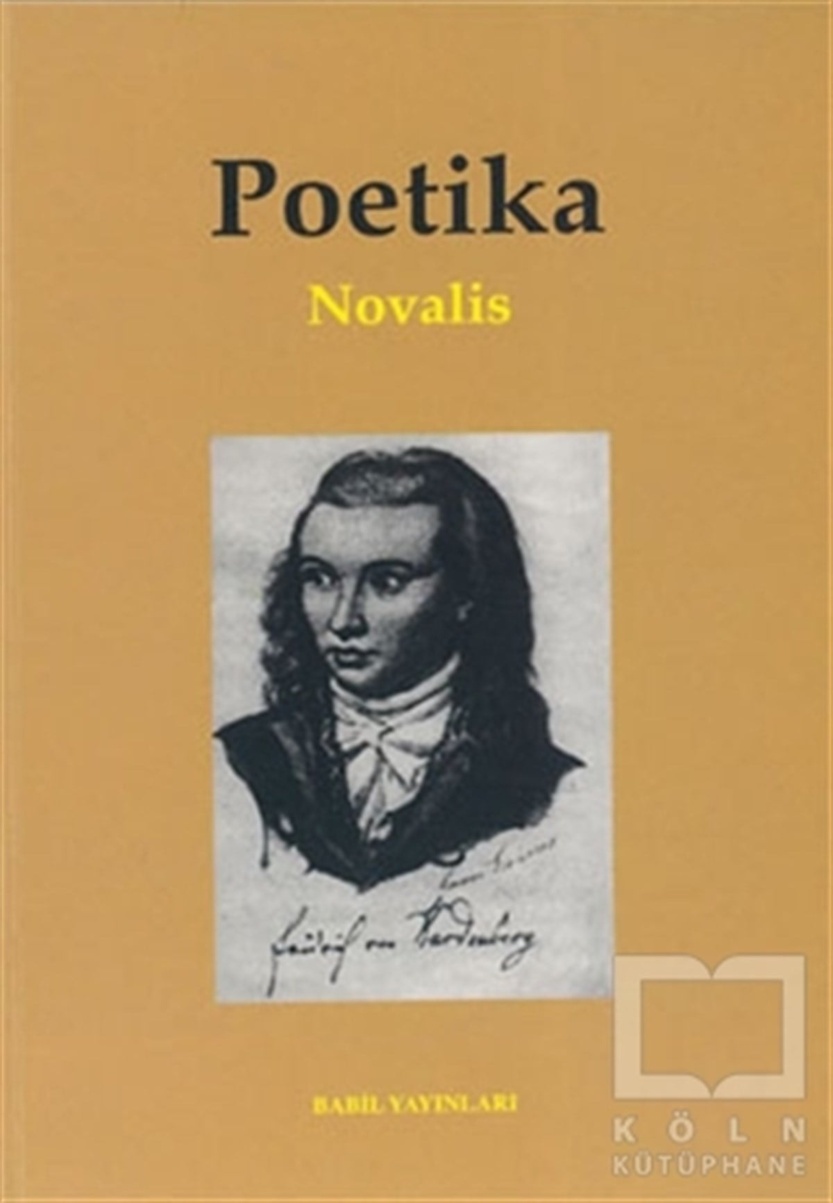 NovalisSanat Kuramı KitaplarıPoetika