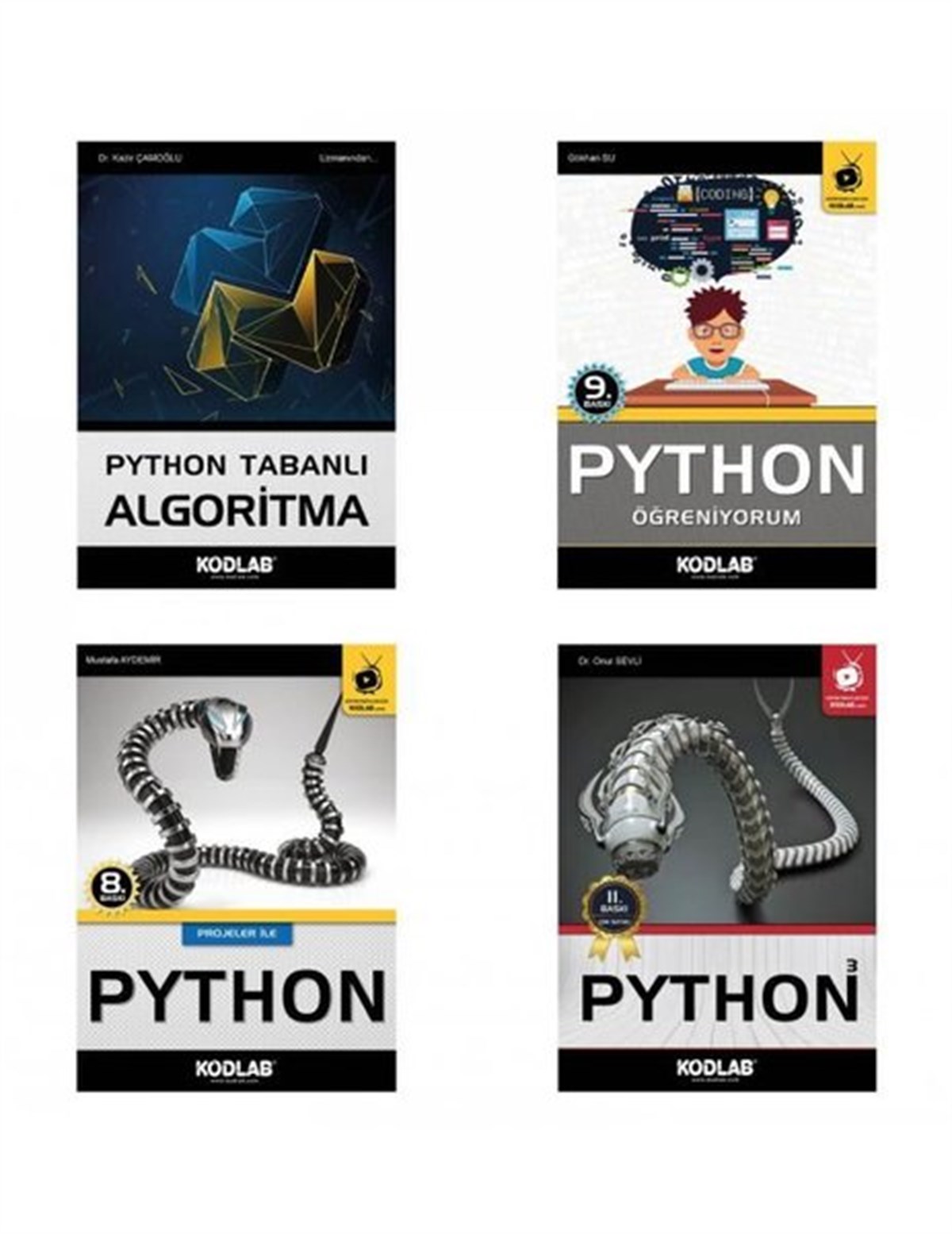 KolektifProgramlamaPython Öğreniyorum Seti - 4 Kitap Takım