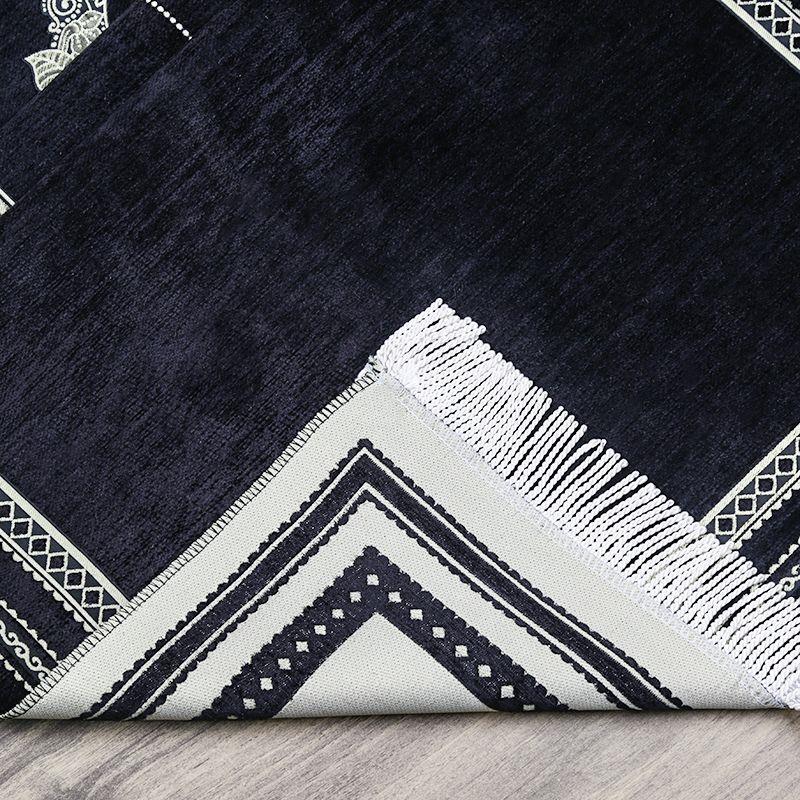 Ramadan Kerim  Şönil Seccade Siyah 68x110 cm - 330 gr