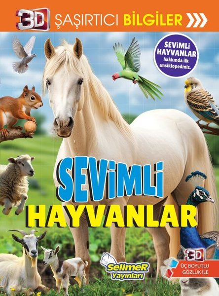 KolektifÇocuk Bilim KitaplarıSevimli Hayvanlar - 3D Şaşırtıcı Bilgiler
