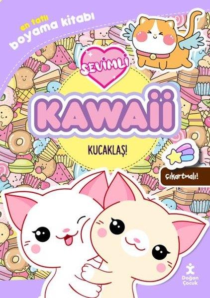KolektifEgitim Etkinlik KitaplariSevimli Kawaii-Kucaklaş! En Tatlı Boyama Kitabı - Çıkartmalı!