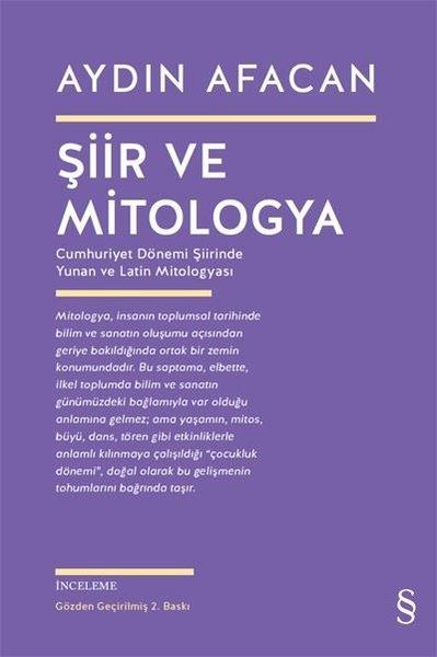 Aydın AfacanTürkçe Şiir KitaplarıŞiir ve Mitologya