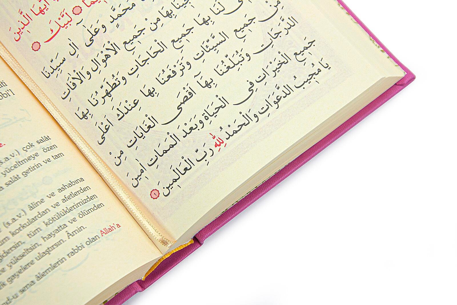 Termoderi Ciltli Büyük Cevşen - Fuşya