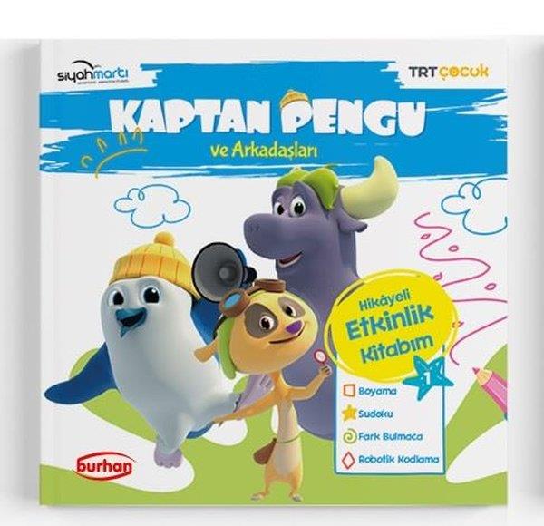 Reyha Cerit BalaEtkinlik KitaplarıTRT Çocuk-Kaptan Pengu ve Arkadaşları Hikayeli Etkinlik Kitabım - 1