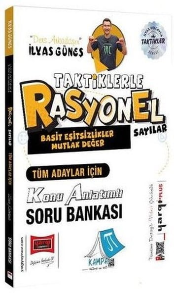 İlyas GüneşKPSS Soru Bankasi KitaplariTüm Adaylar İçin Taktiklerle Rasyonel Sayılar Konu Anlatımlı Soru Bankası