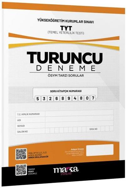 KolektifTYT Tüm DerslerTYT Yeni Nesil Turuncu Deneme