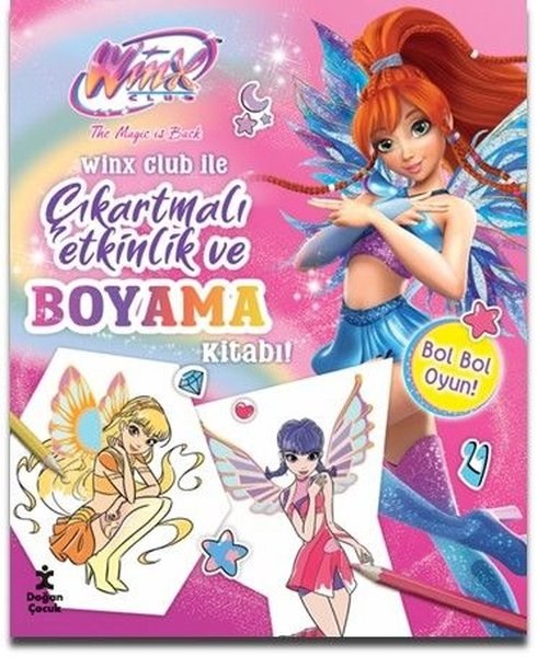 KolektifEgitim Etkinlik KitaplariWinx Club İle Çıkartmalı Etkinlik ve Boyama Kitabı!
