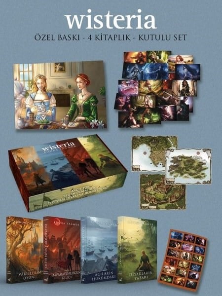 Adora YağmurFantastik Kitaplar & Fantastik RomanlarWisteria Özel Baskı Serisi Seti - 4 Kitap Takım - Hediyeli Kutu