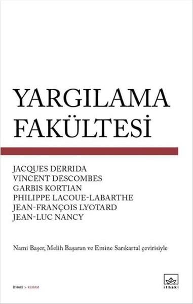 Emine SarıkartalKritik & Theorie & AnalyseYargılama Fakültesi