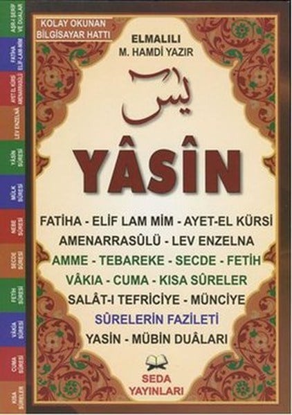 Elmalılı Muhammed Hamdi Yazırİslami KitaplarYasin Tebareke Amme - Türkçe Okunuş ve Meali (Orta Boy Kod: 137)