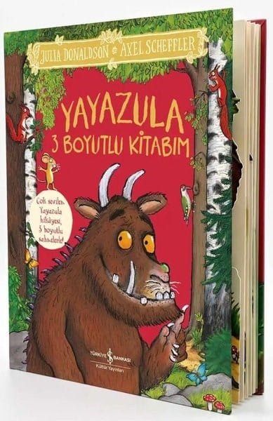 Julia DonaldsonEgitim Etkinlik KitaplariYayazula 3 Boyutlu Kitabım