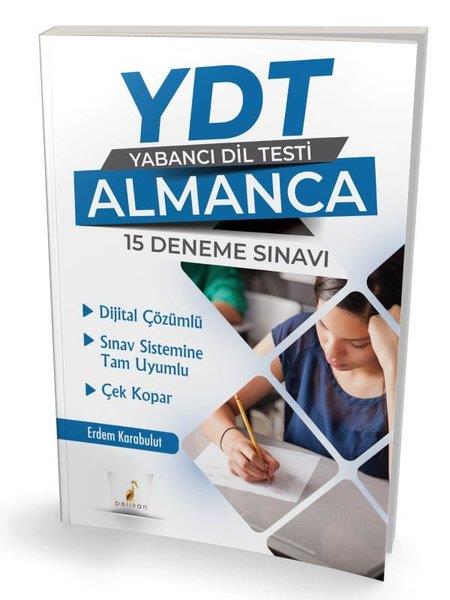 Erdem KarabulutYKS Ingilizce Soru BankasiYDT Yabancı Dil Testi Almanca - 15 Deneme Sınavı
