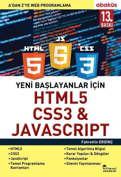 Fahrettin ErdinçWeb Geliştirme KitaplarıYeni Başlayanlar için HTML5 CSS3 & Javascript