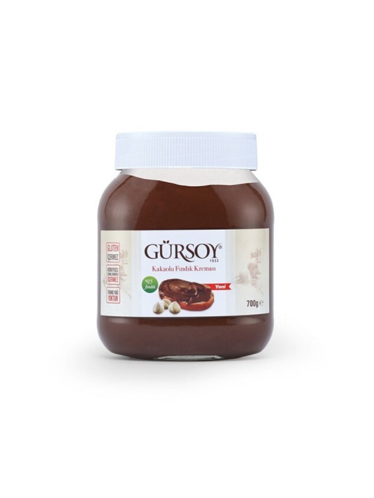 Gürsoy Kakaolu Fındık Kreması 700gr GLUTENSİZ