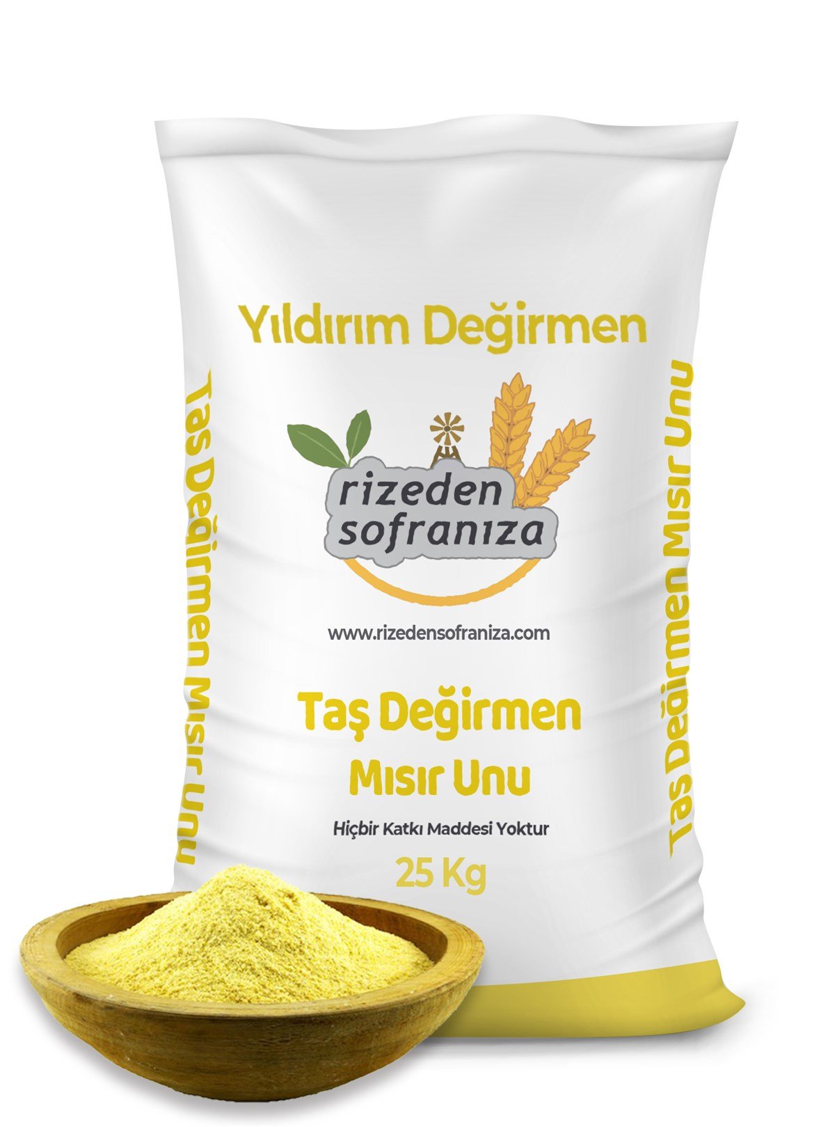 Taş Değirmen Doğal Mısır Unu 25kg