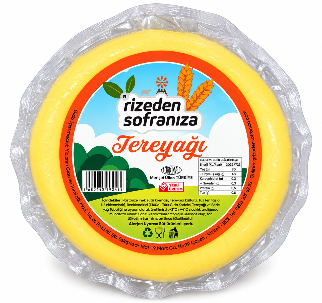 Tereyağı 1000g