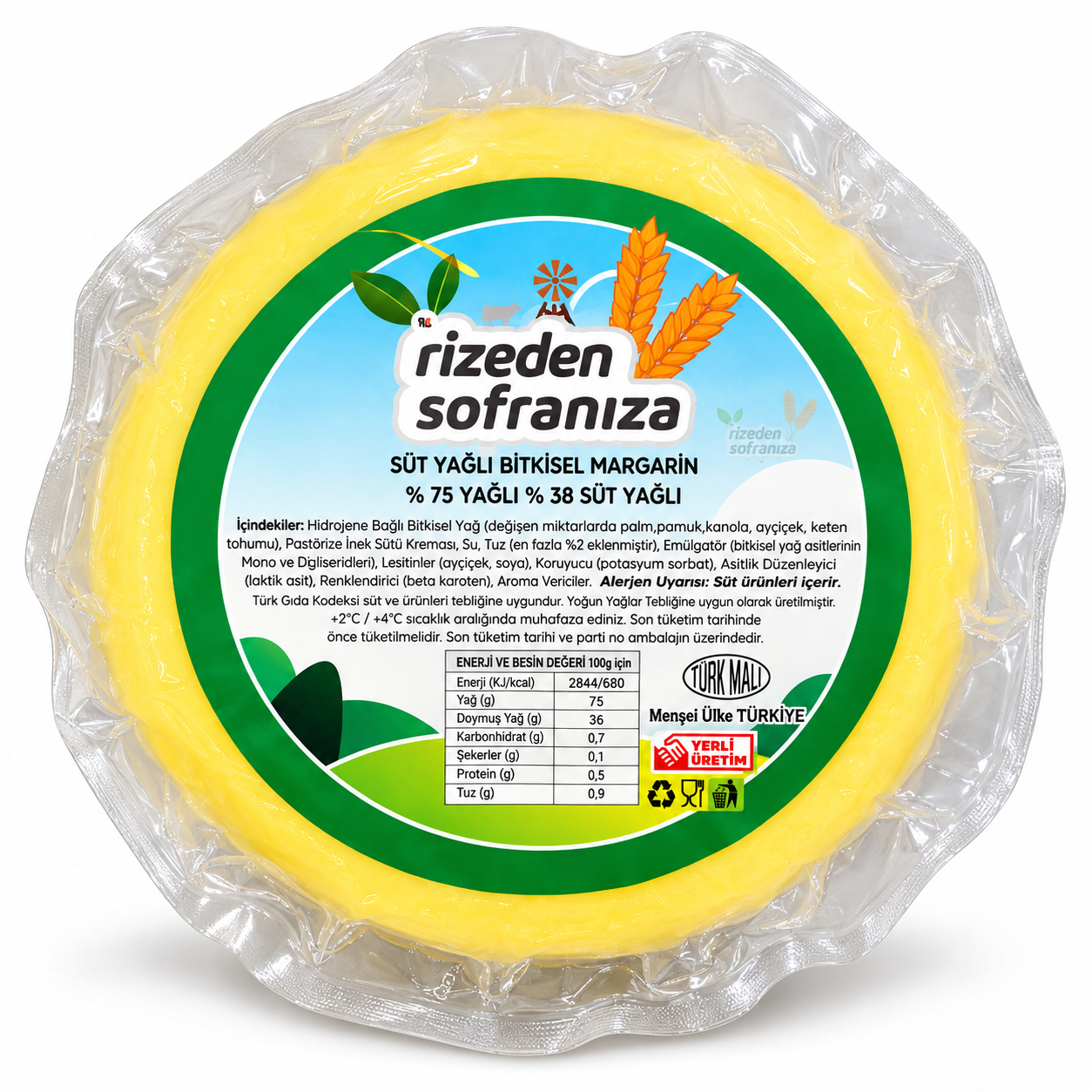 Yemeklik Rize Yağı 1000gr