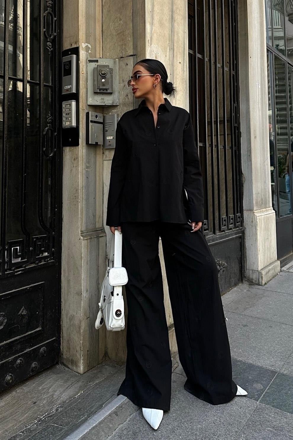 Adriana  Nakış Motifli Keten Takım 9733-08